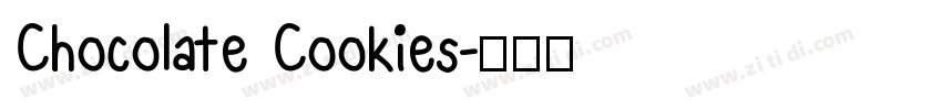 Chocolate Cookies字体转换
